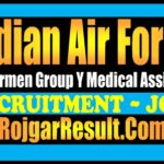 IAF Airmen Group Y Medical Assistant Recruitment 2025